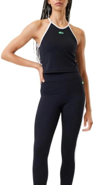 Lacoste Womens Halter Tank T-Shirt - Image 2