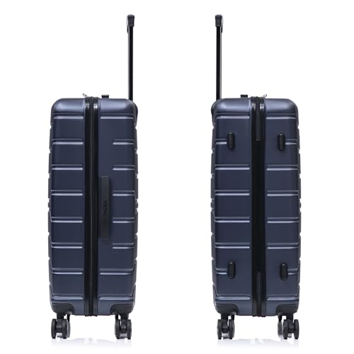 Image of InUSA TREND Luggage with Spinner Wheels | Durable Lightweight Hardside Suitcase, Travel Sets with Handle and Trolley | (20in, 24in, 28in, 32in) 4 Piece Set | Blue