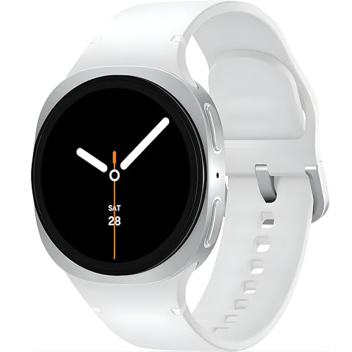 Image of Samsung Galaxy Watch 8 (2025) 44mm LTE Smartwatch, Cushion Design, Fitness Tracker, Sleep Coaching, Running Coach, Energy Score, Heart Rate Tracking, Silver [US Version, 2 Yr Warranty]