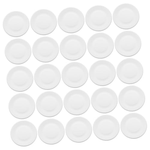 NOLITOY 200 Piezas Platos Desechables Blancos de Papel Unidades Resistentes y Compactos para Postres Aperitivos y Bodas Bandejas Desechables para Fiestas y Celebraciones