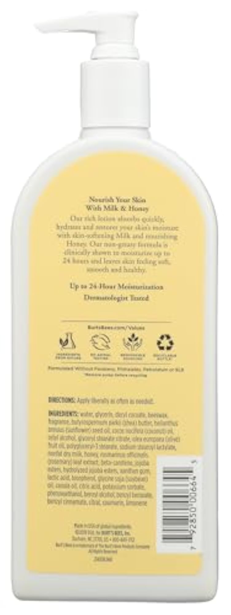 Burt's Milk & Honey Body Lotion 12 Fluid Ounces