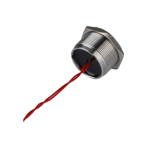 Interrupteur piézo concave 22mm anti usure avec câblage de 30 cm