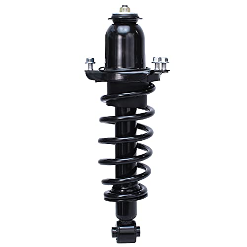 Image of Detroit Axle - 2pc Rear Struts for 2005-2010 Scion tC, 2 Struts with Coil Spring Assembly 2006 2007 2008 2009 Replacement Suspension Quick Install Ready Strut Shocks Assembly