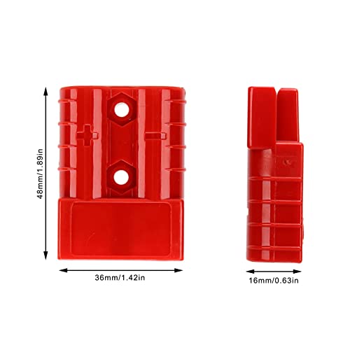 Conector de plugue de bateria prata cobre 2 conjunto conector rápido de bateria plugue de desconexão