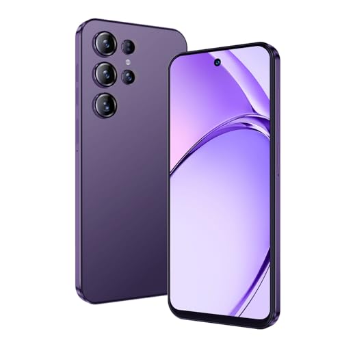 Teléfono móvil desbloqueado con 4G, pantalla de 6.52 pulgadas, doble SIM, 3GB RAM + 32GB ROM / TF 256GB, cámara dual de 5MP + 13MP, compatible con 4G LTE FDD TDD global, teléfono Android. (purple)