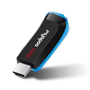 FIYAPOO Miracast Dongle Wireless Wi-Fi HDMI Dongle Streaming für iPhone/iPad/Android/iOS/Window/Mac OS Laptop, Tablet, PC zu HDTV/Monitor/Projektor (unterstützt Miracast, DLNA, Airplay)
