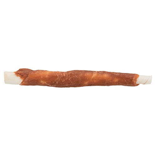 Trixie Hundeleckerli Denta Fun Rolls mit Kaninchen Hundesnack - Snack zur Unterstützung der Zahnpflege, herzhaftes Leckerli mit Fleisch 70 g 6 St. 12 cm - 31338