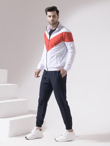 Image of OFF LIMITS Men's NSL CHEV Full Zipper Running Sports Tracksuits
