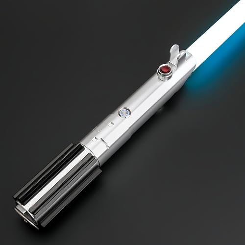 Lorsaberus Lightsaber for Adults Force FX Light Saber with 12 RGB Colors Dueling Lightsabers for Kids Motion Control 16 Sound Fonts with Metal Hilts Smooth Swing Light Sabers for Cosplay Gifts