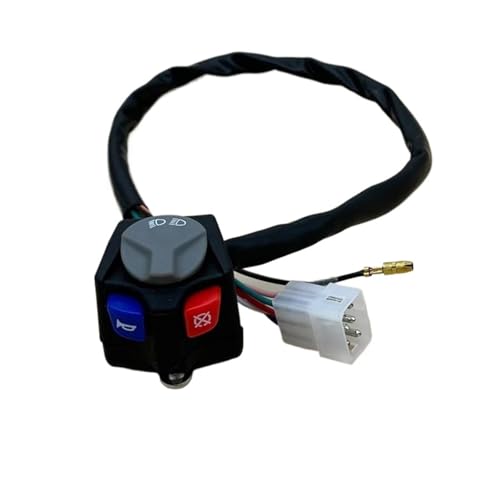 Bouton d'extinction des gaz et phares pour sorties enduro