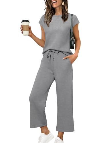 Sampeel Womens Summer Tops 2026 Trendy 2 Piece Outfits Fashion