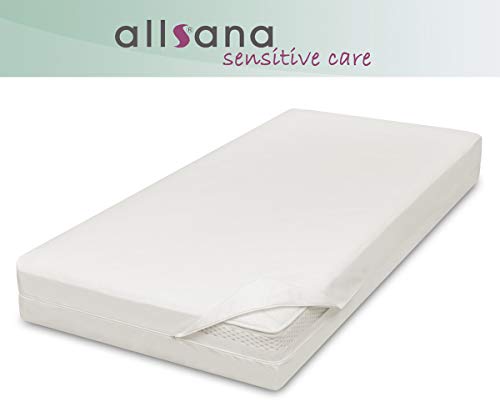 allsana Allergiker Matratzenbezug 100x200x20 cm Allergie Bettwäsche Anti Milben Encasing Milbenschutz für Hausstauballergiker