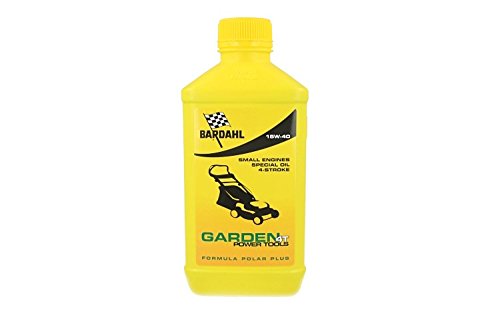 Bardahl - Lubricante Garden 4T Power Tools, para motores de gasolina, aceite para motores que operan a altas velocidades de rotación, para cortacésped, desbrozadoras, 1 litro