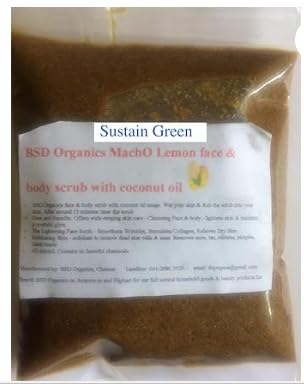 Sustain Green MachO Men face & body scrub with virgin coconut oil (1 kilogram)-image-8