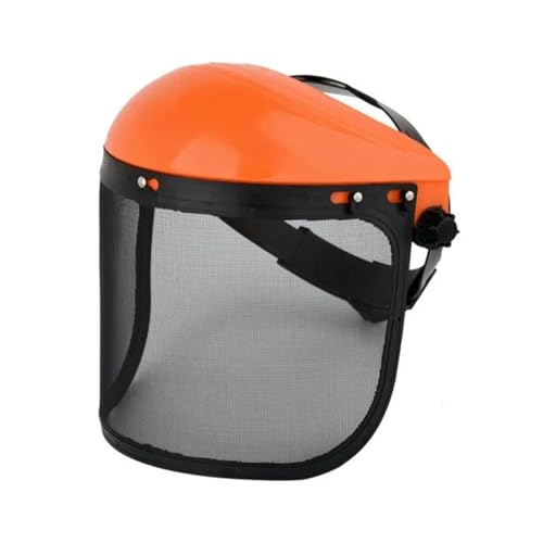 YASTA Visiera Decespugliatore Maschera Protettiva a rete Regolabile protezione per Viso e Occhi Scudo Facciale Protettivo Giardinaggio Casco Sicurezza