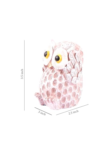 Image of THE WHITE INK DECOR Premium owl Figurine Set of Three