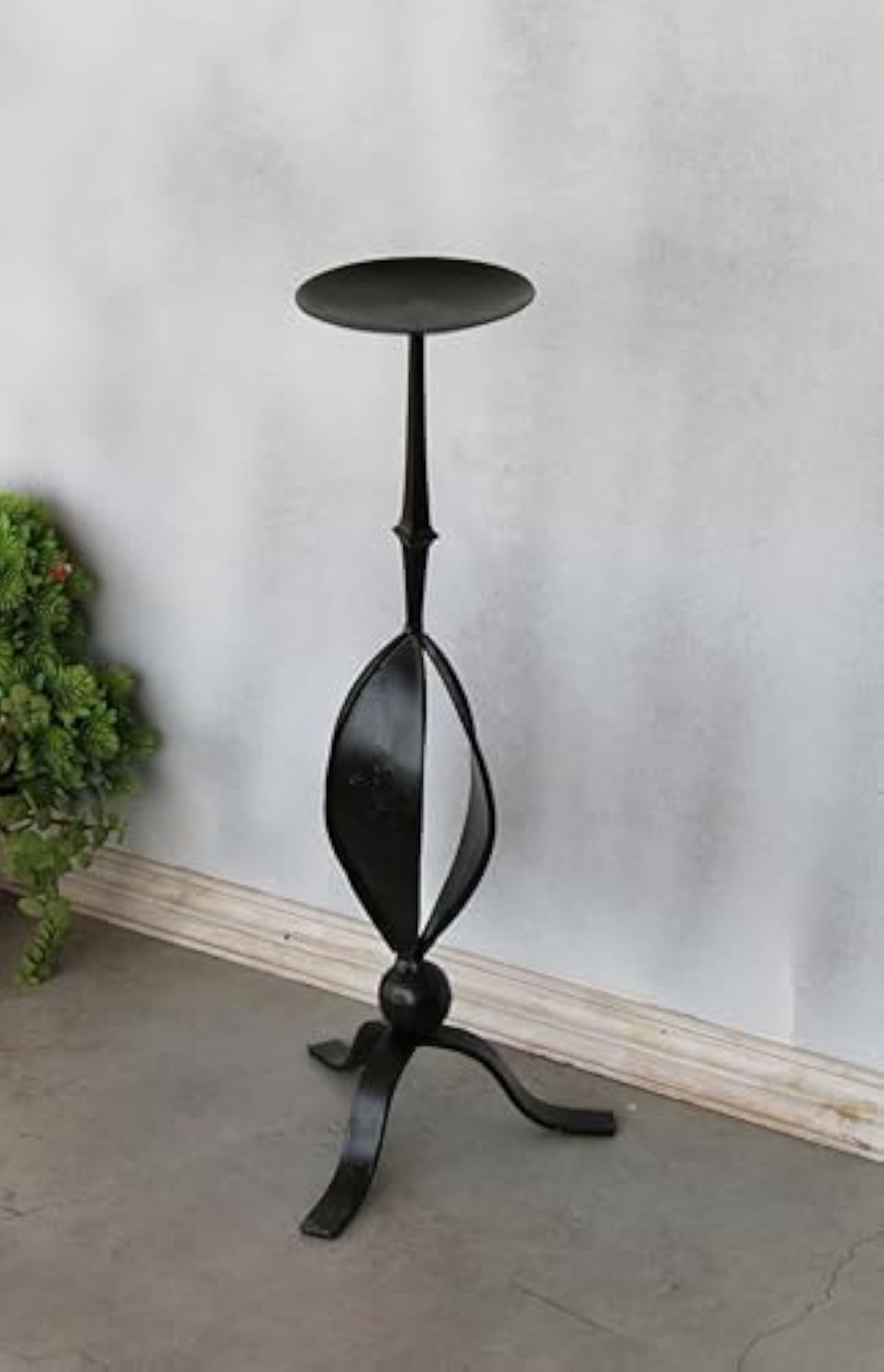 The Rustic Journey Unique Shape Handmade Iron Candle Stand