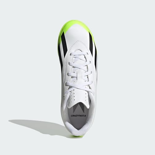 adidas Unisex-Child X Crazyfast.4 Indoor Soccer Shoes Sneaker4