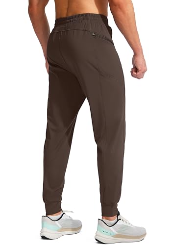 G Gradual Men's Joggers Pants with Zipper Pockets Stretch Athletic Sweatpants for Men Workout Jogging Running