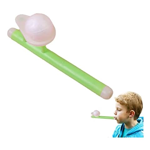 BAOK Blow Ball Pipe - Safe Blow Ball Toys For Kids - Classic Stress Reliever Balance Blowing Toys For Family Activities, Party Cover