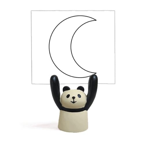 Porte-mémo totem lune panda idée cadeau décoration originale