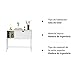 SoBuy FSB21-W Mesa de Entrada Recibidor Mesa de Consola con Cajón 92...
