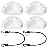 KEYDINHT Boat Marine Cooler Mounting Kit Fit for Yeti, Igloo, Engle, Coleman, Keywest Most Coolers, Boat Marine Cooler Tie Down Straps Kit to Prevent Sliding & Securing Cooler/Tackle Boxes/Ice Chest