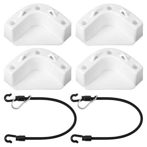 KEYDINHT Boat Marine Cooler Mounting Kit Fit for Yeti Igloo Engle Coleman Keywest Most Coolers Boat Marine Cooler Tie Down Straps Kit to Prevent Sliding & Securing Cooler/Tackle Boxes/Ice Chest