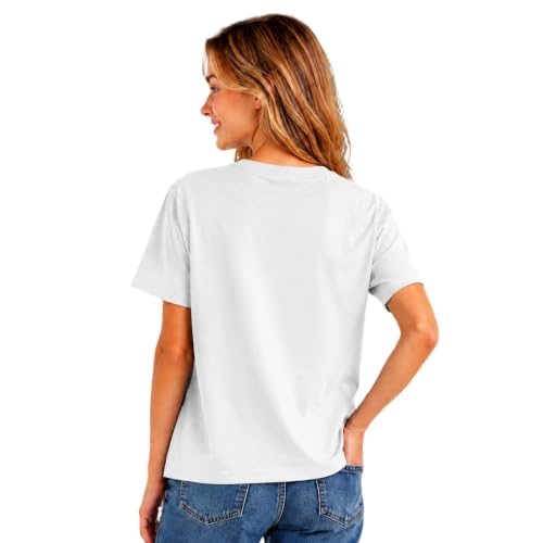 Halloween Shirts for Women Spooky Season Boo Ghost Festival Casual Tee Tops - image 5