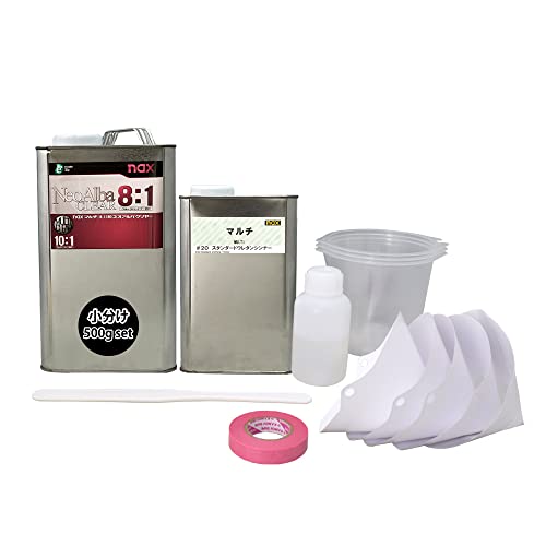 Amazon | マルチ(8:1)80ネオアルバクリヤー 500gセット/日本ペイント