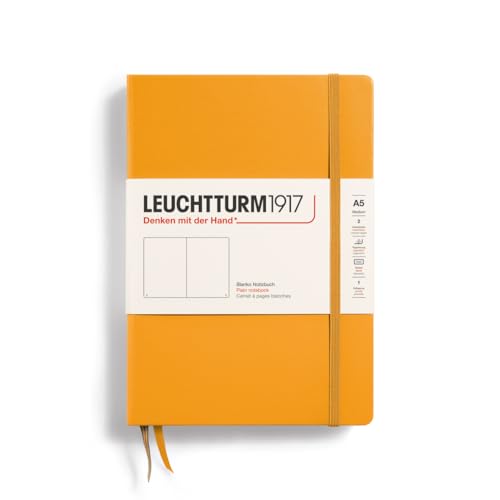 【新品・限定品】LEUCHTTURM1917 ロイヒトトゥルム A5　無地 Amazon | ロイヒトトゥルム ノート A5 無地 ブラック 311333 正規輸入
