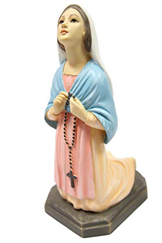 Estatua Religiosa de Santa Bernardita de Lourdes 12"