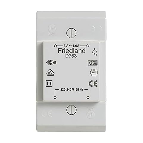 Honeywell Home Friedland D753 - Transformador (8 V, 1 A) Cover