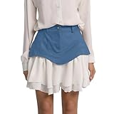 Élégante et polyvalente : Cette jupe stylée marie facilement avec des t-shirts, des chemises, des talons ou des bottes pour un tendance. C'est aussi le cadeau idéal pour vos proches.