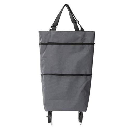 Tubayia Faltbare Einkaufstasche Trolley Einkaufstrolley Einkaufskorb Shopper Handwagen – Bild 3