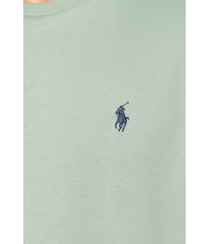 Image of POLO RALPH LAUREN Men's Classic Fit Jersey Crewneck T-Shirt Light Green SM