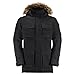 Jack Wolfskin Glacier Canyon Parka Veste, Black, L Homme