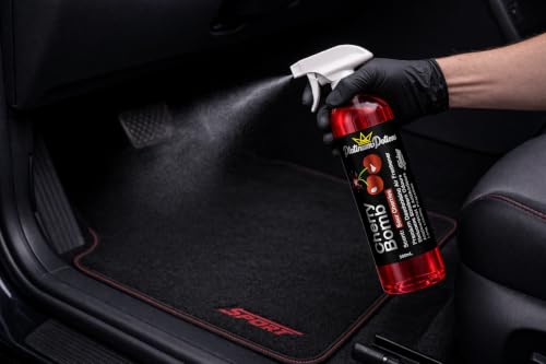 Image of Water-Based Car Air Freshener Spray | Luxury Automotive Deodorizer | Mold-Resistant Formula | Eliminates Odors and Refreshes Vehicle Interior | 17 fl oz | Cherry Bomb