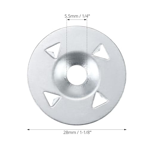 Rondelles de fixation isolant 2,8 cm en acier QWORK pour stopper l'affaissement - 6