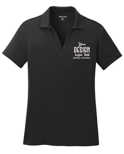 INK STITCH Women Lst640 Custom Embroidery Personalized Logo Texs Mesh Cool Fit Polo Shirts2