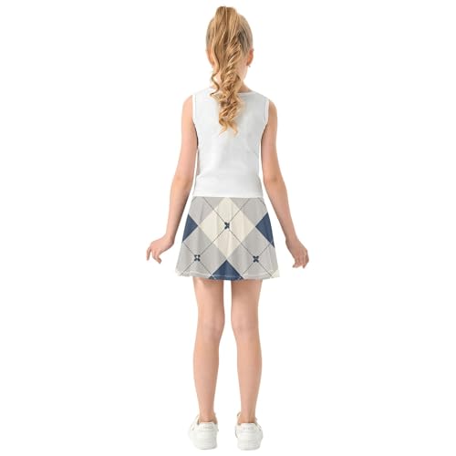 Athletic Skorts for Girls with Shorts Flowy Little Girls Golf Skirt Cheer Skirt Kids with Pockets4