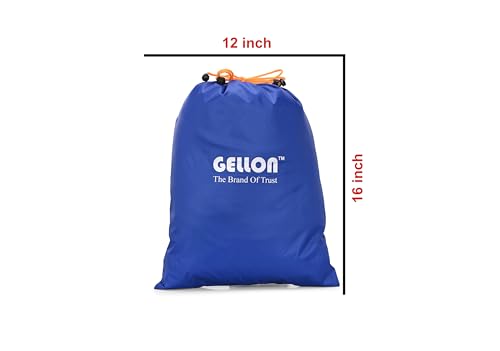Image of Gellon 2 Pc Shoes Bag in Umbrella Cloth with Water Proof for Travel & Storage Travel Organizer for Women & Men Travel Accessories Shoes Cover Pouch for Travel Essentials in Blue Color
