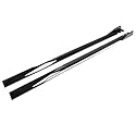 WLLLLa Car Seitenschweller für KIA Opirus 2004-2010,Autos Seitenschweller Rocker Splitter Side Winglet Wing Diffusor Karosserie-Kit,F-White