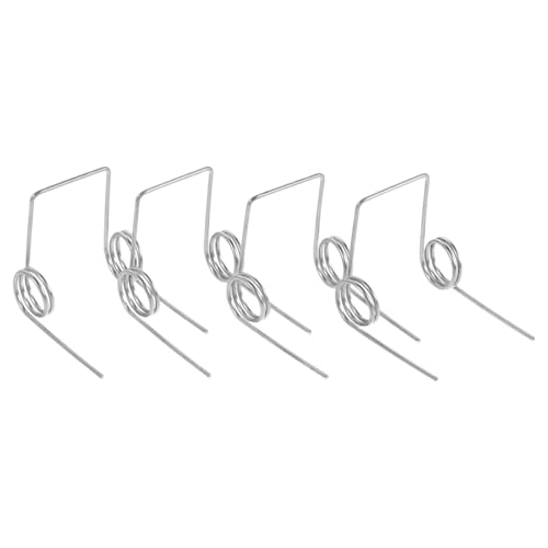 Artibetter kit de 4 piezas de resortes de doble torsión para tapa de tetera eléctrica, resortes de compresión de acero inoxidable de precisión para repuestos de pequeños electrodomésticos miniatura 1