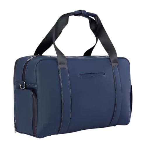 The FTL Lite Mens Gym to Office Bag - 17L Briefcase Gym Bag Hybrid with Shoe Compartment & 16" Laptop Sleeve - Executive Daily Carry & Overnight Duffel for Athletic Business Pros - Essex Blue2