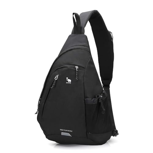 Kimlee OIWAS One Strap Backpack for Men Single Strap Backpack Sling Bag Crossbody Shoulder Daypack for Boys Women