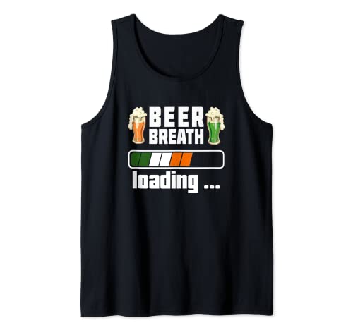 Día de San Patricio Divertido Regalo para amantes de la bebida de cerveza para hombres y mujeres Camiseta sin Mangas
