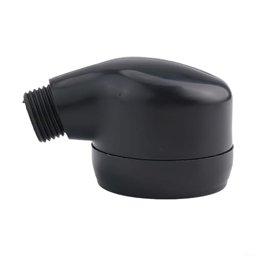 Cabezal de ducha presurizado específico para camas de champú construido con material ABS para uso comercial a largo plazo (negro)