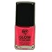 QT Glow In The Dark Neon Nail Lacquer Nail Polish Hot Pink 0.5 Oz / 15ml Made In USA
