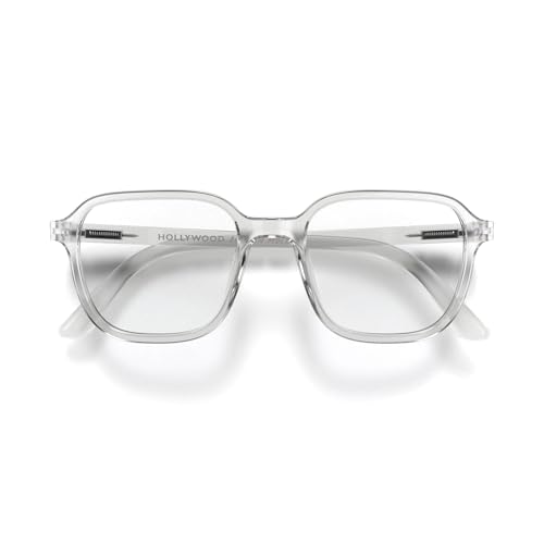 Image of LONDON MOLE Hollywood thin lightweight reading glasses | Sleek square frame | Contemporary minimal style | Men and women
